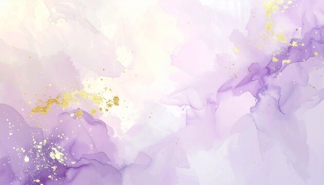 ペールライラックからホワイトへと溶け込む柔らかなビネットに、微細な金のフレークが散りばめられた上品な背景です。
淡いパステルトーンが優雅な空気をつくり、新年、記念日、季節イベントなど幅広いテーマに対応します。
金の粒子が控えめに輝き、高級感と清らかな印象を演出します。