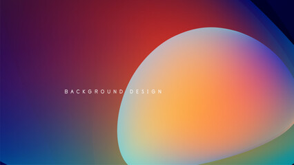 Abstract gradients blend, creating vibrant visual experience. Shapes overlap, forming modern background design. Colors transition smoothly.