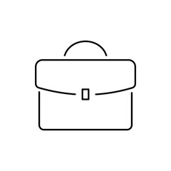 Briefcase icon isolate on white background.