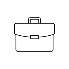 Briefcase icon isolate on white background.