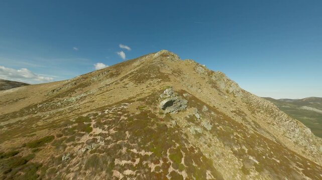 Rugged mountains and alpine terrain near San Isidro pass