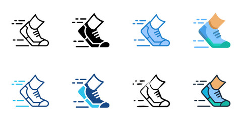 Marathon icon set multiple style collection 
