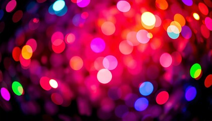 Red Abstract Christmas Background with Snowflakes and Ornaments