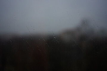 rain drops on window