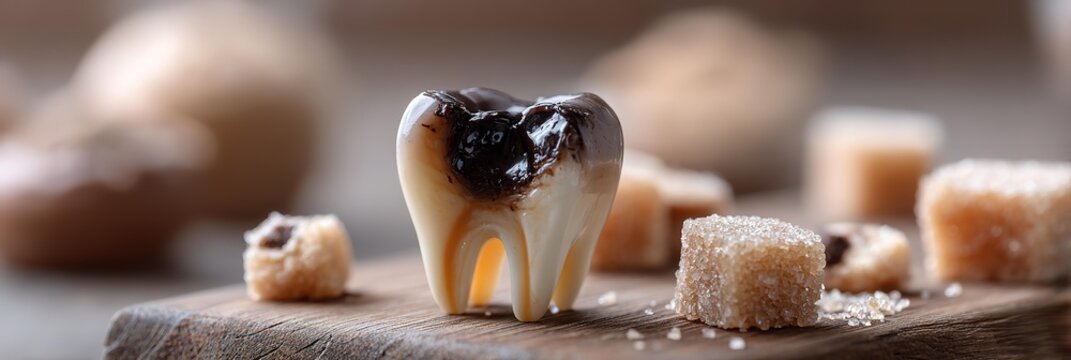 A sore tooth and sugar