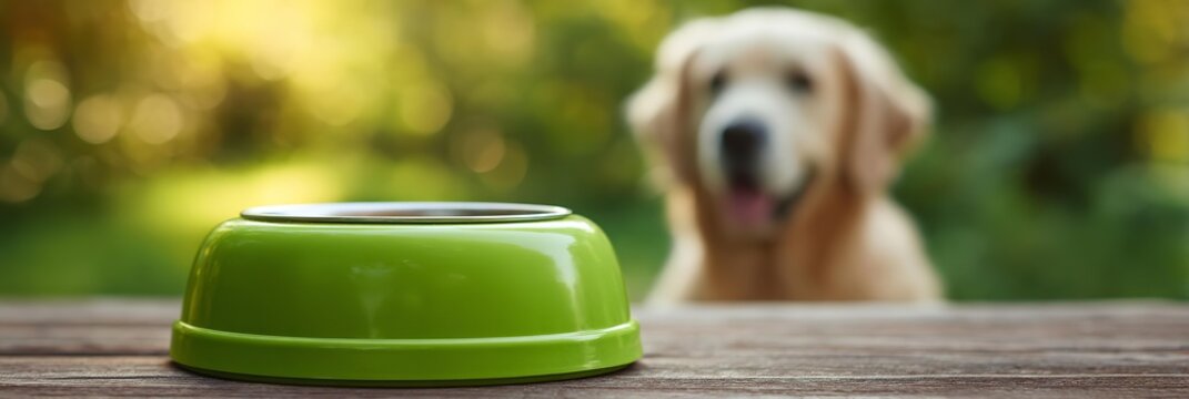 Dog and food