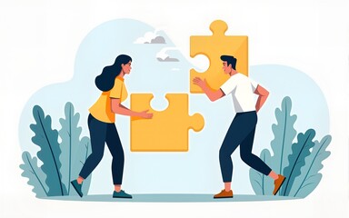 puzzle challenge solution icon set business teamwork mission jigsaw piece match part problem solving management vector illustration. High quality