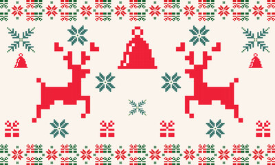 christmas background with christmas tree