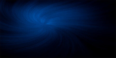 Abstract blue background with rays of light and dynamic texture in a dark digital space