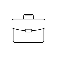 Briefcase icon isolate on transparent background.