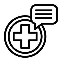 medical chat icon