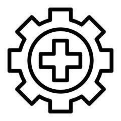 Obraz premium medical improvement icon