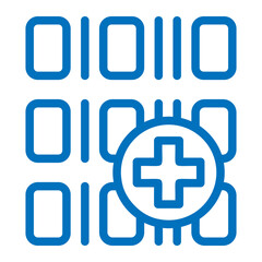 cyber healthcare icon