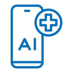Fototapeta premium medical app icon