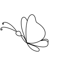 Hand Drawn Butterfly 