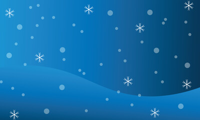 christmas background with snowflakes