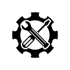 A striking black silhouette of a majestic eagle in flight wings spread wide isolated on a transparent background conveying freedom and power silhouette isolated on transparent background