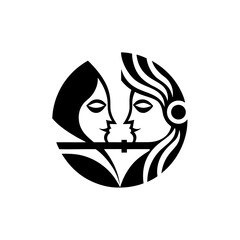 A detailed silhouette of a majestic eagle in flight wings spread wide isolated on transparent background