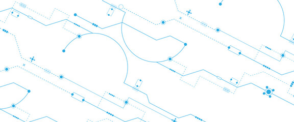 Vector social networking, network connection and global communication technology background
