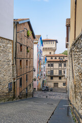 Dona Otxanda Tower and Historic Half Timbered Buildings Vitoria Gasteiz