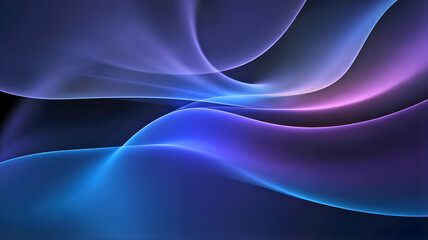 Abstract Swirls of Blue and Purple Light Creating a Mesmerizing and Fluid Dynamic Visual Experience