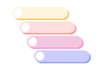 Infographics template for presentation. Vector illustration.