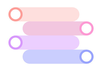 Infographics template for presentation. Vector illustration.