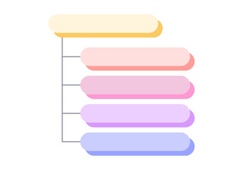 Infographics template for presentation. Vector illustration.
