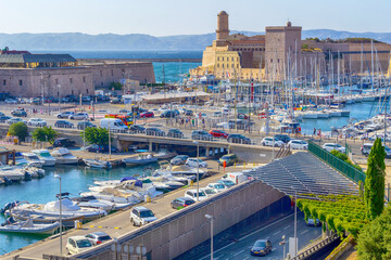 Cityscape of Marseille, France