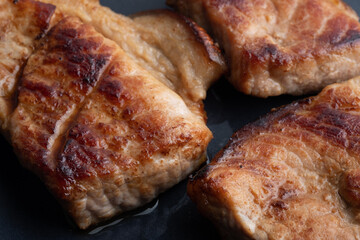 Grilled Pork Neck Slices