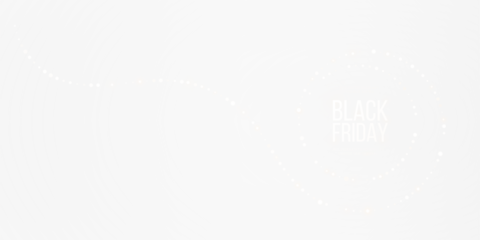 White and Gold PNG Overlay with Illuminated Garland on transparent background