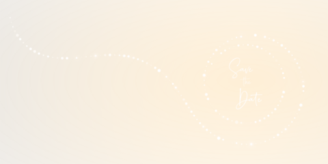 Gold PNG Overlay with Isolated Light Garland on transparent background