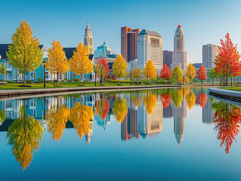 Ohio state skyline