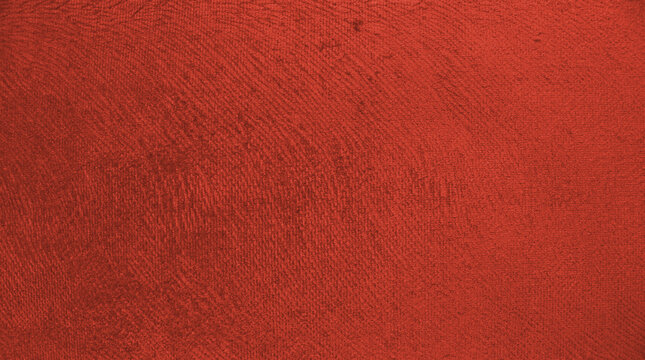 Vintage Red Brick Plush Velvet Texture. This sophisticated fabric with a fine, smooth nap is perfect for adding a touch of warm, rustic elegance to upholstery projects, historical fashion designs, or 