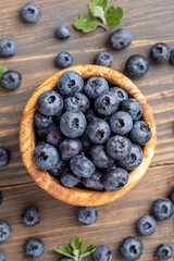 Fresh blueberry background. Blueberry Texture Close Blueberry Antioxidant Organic Superpeed Bowl Concept Healthy Nutrition