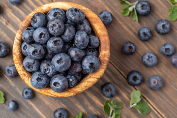 Fresh blueberry background. Blueberry Texture Close Blueberry Antioxidant Organic Superpeed Bowl Concept Healthy Nutrition