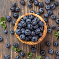 Fresh blueberry background. Blueberry Texture Close Blueberry Antioxidant Organic Superpeed Bowl Concept Healthy Nutrition