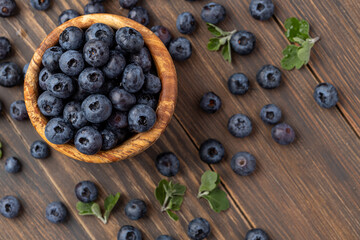 Fresh blueberry background. Blueberry Texture Close Blueberry Antioxidant Organic Superpeed Bowl Concept Healthy Nutrition