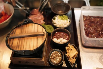 Thai-Japanese Fusion: Boat Noodle Nabe Hot Pot - Tabletop Cooking Scene