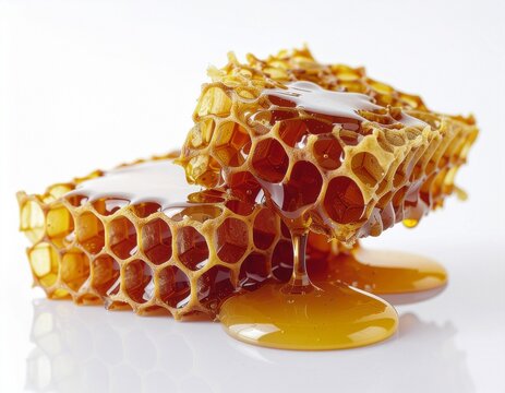 honeycomb and honey