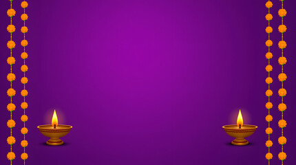 Glowing red Christmas candles burning on a dark background for holiday decoration