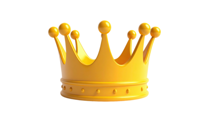 Gleaming gold crown, ornate design, set against a stark black background