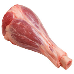 Raw lamb shank with bone, fresh red meat cut, perfect for cooking hearty meals and rich dishes
