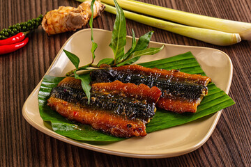 Gourmet Grilled fresh eel fish