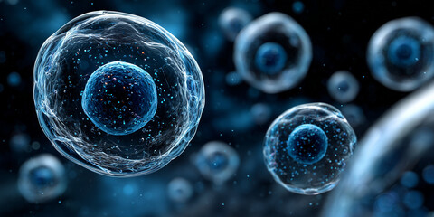 Quantum computing meets biotech breakthroughs in cellular research lab environment scientific exploration