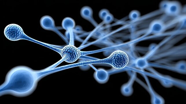 Abstract Visualization of Complex Neural Networks and High-Tech Digital Communication Systems