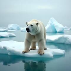 Obraz premium polar bear cub