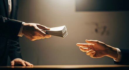 Ethical Dilemma A Shady Exchange of Currency Implies Corruption and Illegal Activity Unveiling a World of Intrigue and Hidden Agendas Behind Closed Doors