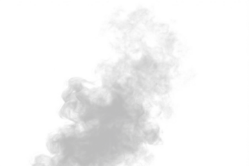 Gray smoke drifts over an abandoned factory, giving a desolate and eerie feel. PNG overlay with transparent background for design and editing. Perfect for industrial and horror visuals.