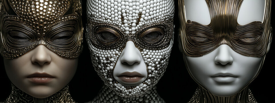 Cybernetic women dancing, misunderstood by others - Powered by Adobe